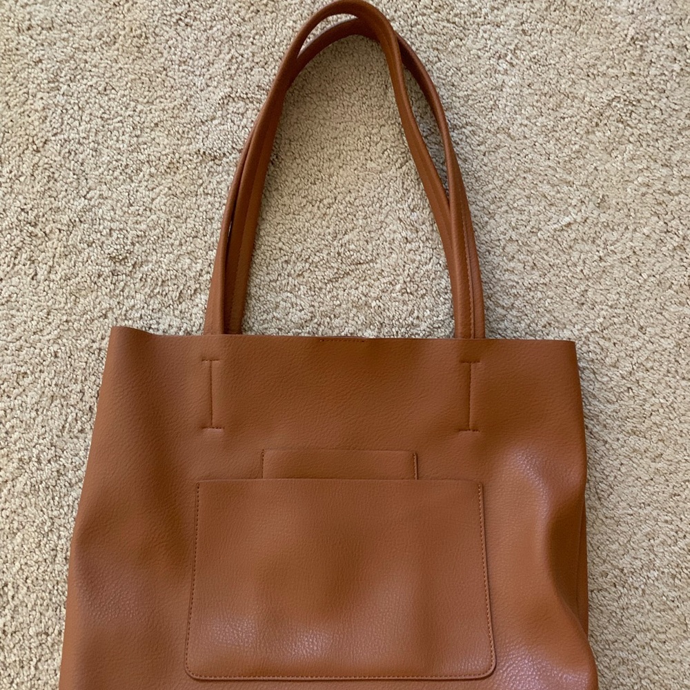 Very Soft Vegan Leather Tote